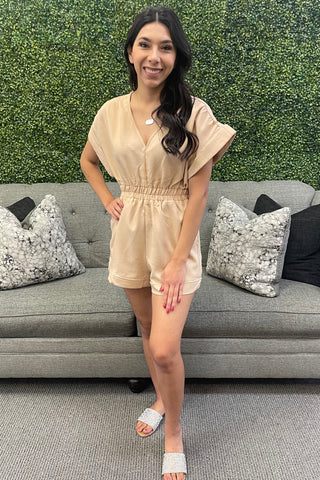 All Time Favorite Romper - Taupe