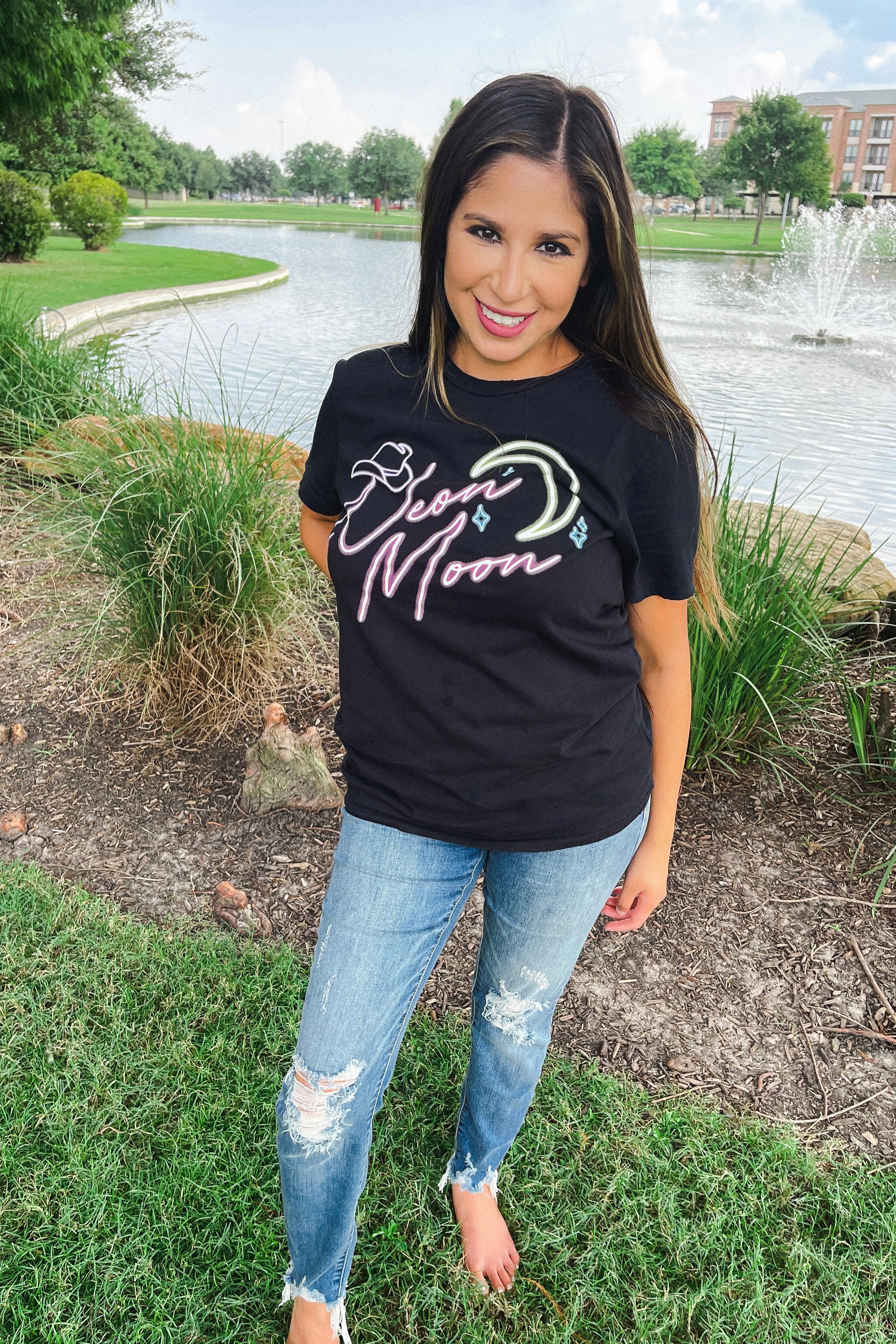neon moon t shirt